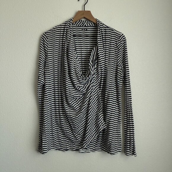 🌻 Three Dots Striped Convertible Cardigan - Picture 2 of 7